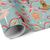 Papier Cadeau Noël - Nutcracker (Coin rond)