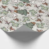 Papier Cadeau Noël occidental (Coin)