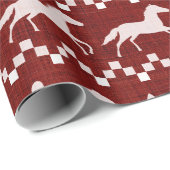 Papier Cadeau Noël occidental (Coin rond)