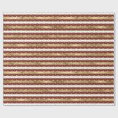 Papier Cadeau Noël Or Rouge Blanc Grilles Parties scintillant Co (Plat)