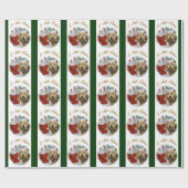 Papier Cadeau Noël Otterhound (Plat)