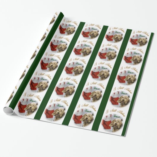 Papier Cadeau Noël Otterhound (Déroulé)
