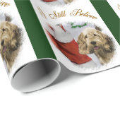 Papier Cadeau Noël Otterhound (Coin rond)