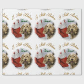 Papier Cadeau Noël Otterhound (Plat)