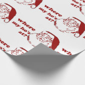 Papier Cadeau Noël où mon ho humour de Noël (Coin)