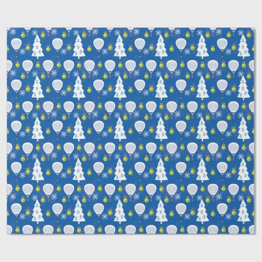 Papier Cadeau 🎾 Noël 🎄 Padel Smashing (Plat)
