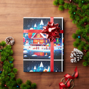 Papier Cadeau Noël paisible