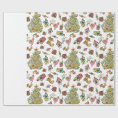 Papier Cadeau Noël Paisley (Plat)