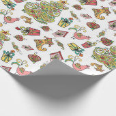 Papier Cadeau Noël Paisley (Coin)