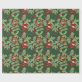 Papier Cadeau Noël par William Morris Wrapping Paper (Plat)