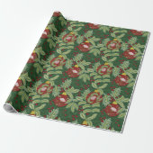 Papier Cadeau Noël par William Morris Wrapping Paper (Déroulé)