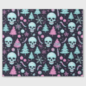 Papier Cadeau Noël Pastel Goth (Plat)