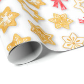 Papier Cadeau Noël Pepparkakor (Coin rond)