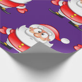 Papier Cadeau Noël Père Noël (Coin)