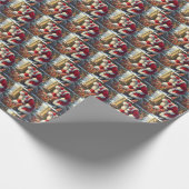 Papier Cadeau Noël Père Noël 3 (Coin)