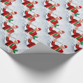 Papier Cadeau noël père Noël donald trump (Coin)