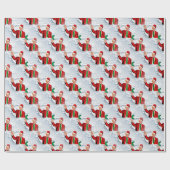 Papier Cadeau noël père Noël donald trump (Plat)