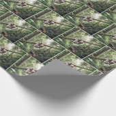 Papier Cadeau Noël Père Noël Sloth Dans Rainforest (Coin)