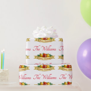 Papier Cadeau Noël personnalisé