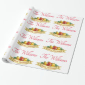 Papier Cadeau Noël personnalisé (Déroulé)