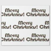 Papier Cadeau Noël pétillant (Plat)