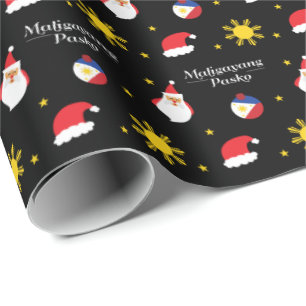 Papier Cadeau Noël philippin Maligayang Pasko