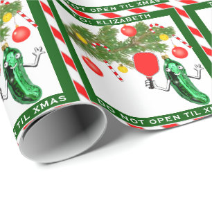 Papier Cadeau Noël Pickball