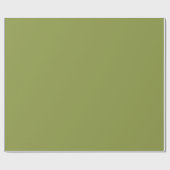 Papier Cadeau Noël pin vert vacances couleur uni (Plat)