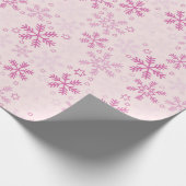 Papier Cadeau Noël Pink Pink Pastel de Noël (Coin)