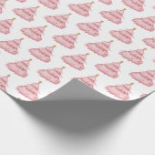 Papier Cadeau Noël Pink Tree Noël (Coin)