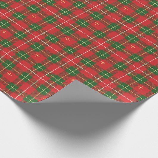 Papier Cadeau Noël Plaid 6 (Coin)