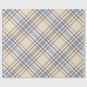 Papier Cadeau Noël Plat Blue Holiday (Plat)
