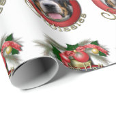 Papier Cadeau Noël - plate-forme les halls - Swissies (Coin rond)