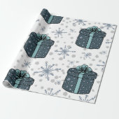 Papier Cadeau Noël présent (Déroulé)