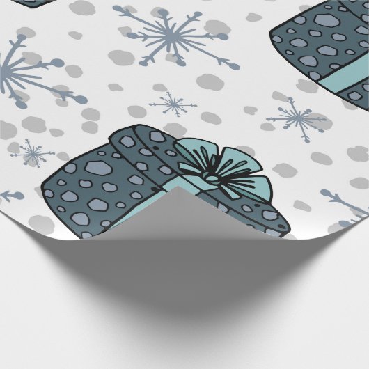 Papier Cadeau Noël présent (Coin)