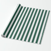 Papier Cadeau Noël rayé classique (Déroulé)