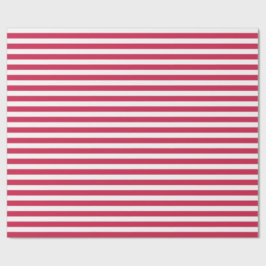 Papier Cadeau Noël Red Stripes (Plat)