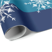 Papier Cadeau Noël Retro les années 70 Stripes (Coin rond)