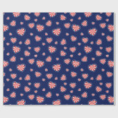 Papier Cadeau Noël romantique (Plat)