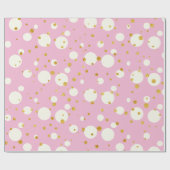 Papier Cadeau Noël rose Design géométrique Dotty (Plat)