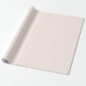 Papier Cadeau Noël Rose Uni (Déroulé)