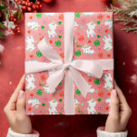 Papier Cadeau Noël rose Unicorne<br><div class="desc">Cette conception a été créée par art numérique. Elle peut être personnalisée en cliquant sur le bouton personnaliser et en modifiant la couleur, en ajoutant un nom, des initiales ou vos mots préférés. Contactez-moi à l'adresse colorflowcreations@gmail.com si vous souhaitez que ce design soit disponible sur un autre produit. Voir d'autres...</div>