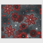 Papier Cadeau Noël rouge (Plat)