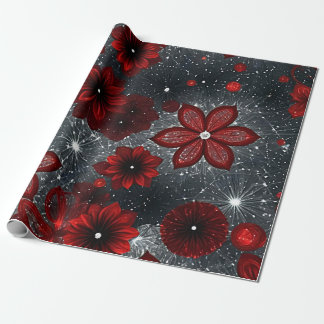 Papier Cadeau Noël rouge