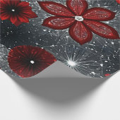 Papier Cadeau Noël rouge (Coin)