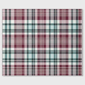 Papier Cadeau Noël Rouge Vert Plat (Plat)
