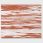 Papier Cadeau Noël Russe Red Stripes (Plat)