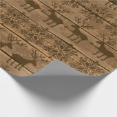 Papier Cadeau Noël rustique (Coin)