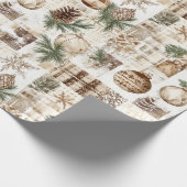Papier Cadeau Noël rustique (Coin)