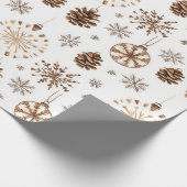 Papier Cadeau Noël rustique (Coin)